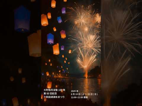 第60回「十和田湖湖水まつり」開催