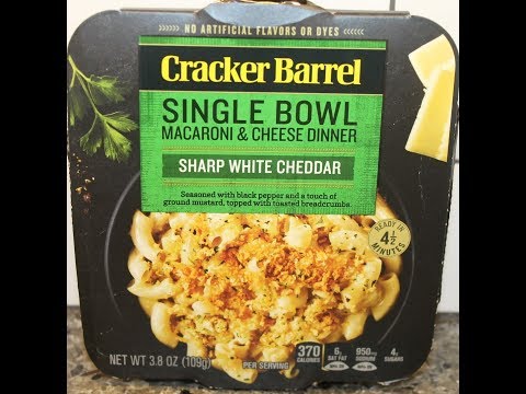 Cracker Barrel Single Bowl Macaroni & Cheese Dinner:...