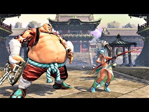 Too big for her? Earthquake vs Majikina Mina (Hardest AI) - Samurai Shodown