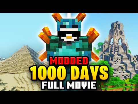 I Survived 1,000 Days in MODDED Minecraft... [MOVIE]