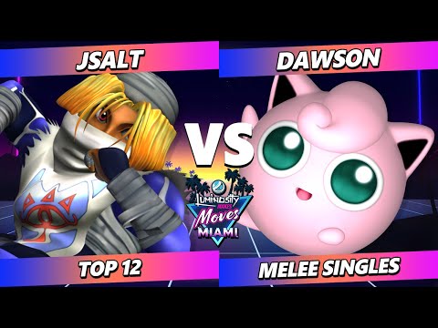 LMM Miami 2023 - Dawson (Jigglypuff) Vs. JSalt (Sheik) Smash Melee - SSBM