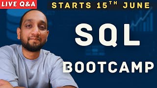 Download the video "LIVE Q&A | SQL Bootcamp Starts 15th Jun – Last Chance to Join! 🚀"