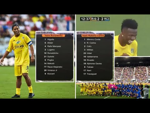 The Beautiful Game-Team Ronaldinho R10 vs Team Roberto Carlos RC3 - partita completa FULL MATCH (EN)