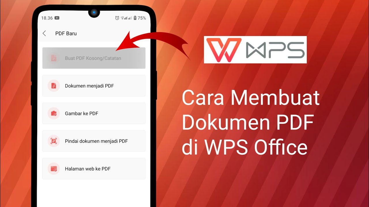 Cara Membuat Dokumen PDF Di WPS Office Hp