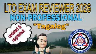 LTO EXAM REVIEWER 2026 NON-PROFESSIONAL (TAGALOG)