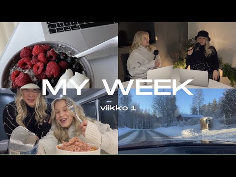 ALOITETAAN VUOSI MAHTIPONTISESTI || my week - viikko 1