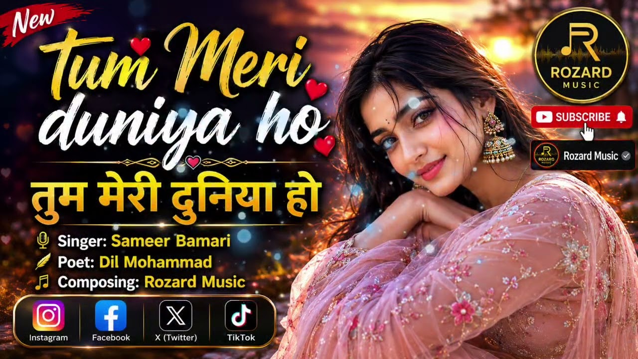 Tum Meri Duniya Ho | Romantic Hindi Song ❤️ by Rozard Music — Official Music Video