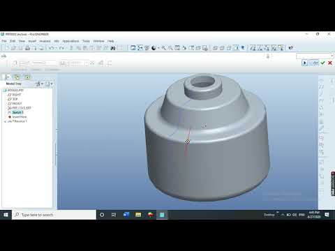 Pro E Wildfire 5 0 Revolve Tutorial