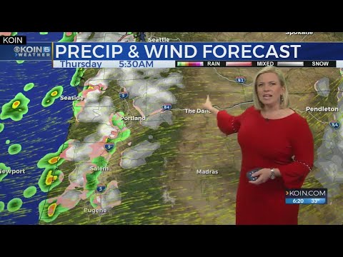 6 p.m. Wednesday evening forecast KOIN 6 News March 6, 2019