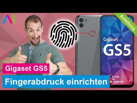 Gigaset GS5 - Fingerabdruck einrichten • 📱 • 👆🏼 • 🔐 • Anleitung | Tutorial