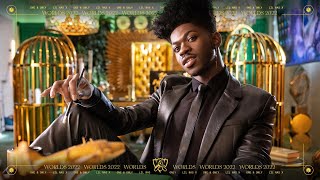 LIL NAS X TAKES OVER AS PRESIDENT OF LEAGUE OF LEGENDS WORLDS 2022 Mp4 3GP & Mp3