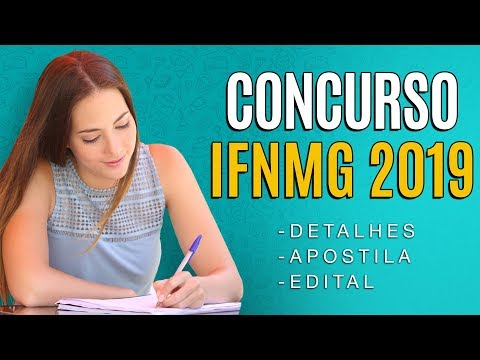 Concurso IFNMG 2019 - Edital, Inscrição e Apostilas