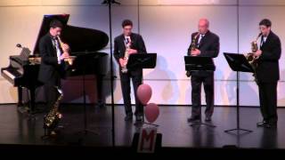 2013 Mainland Regional High Saxophone Quartet Ave Verum