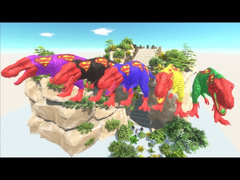 Dinosaur Jurassic world dominion: Superman T-rex,kingkong,spinosaurus,deinonychus Animal ARBS RACE