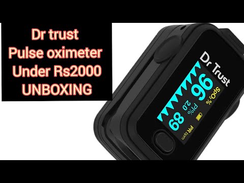 Dr Trust Signature Series Finger Tip Pulse Oximeter With Audio Visual Alarm // best oximeter