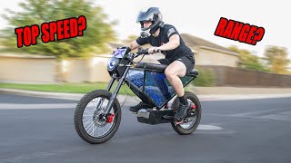 The CyberX e–Bike is IMPRESSIVE – It's legit a Motorcycle with Pedals