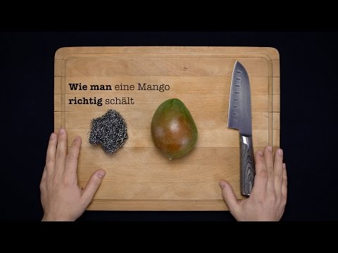 How to properly... PEEL A MANGO (Lifehack / Tutorial)