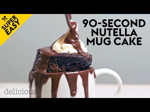 This 90-second Nutella Mug Cake Will Make You A Dessert Superstar | delicious. Australia
