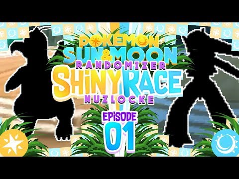 ALOLA! A NEW ADVENTURE! Pokemon Sun and Moon Randomizer Shiny Race Nuzlocke w/ aDrive! Episode 1