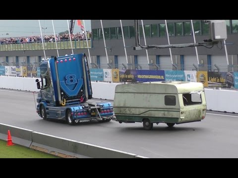 caravan demolition derby Truckstar festival Assen 2016