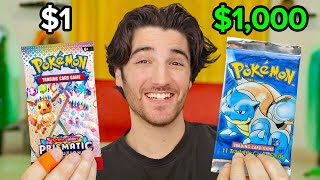 $1 vs $1000 Pokemon Pack