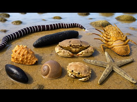 Coastal Foraging Shock: Crabs, a Snake, and a Bizarre Shell