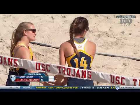 NCAA Women's Beach Volleyball - CAL at USC (March 22nd 2016)