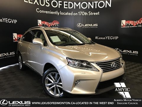 Used Tan 2015 Lexus RX 350 Technology Package Review - Sherwood Park, Alberta