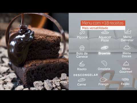 Video thumbnail of Microondas Brastemp BMS46AR Espelhado 32L