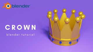 - 【blender 2.9】初心者向け!王冠のモデリング −crown modeling tutorial−