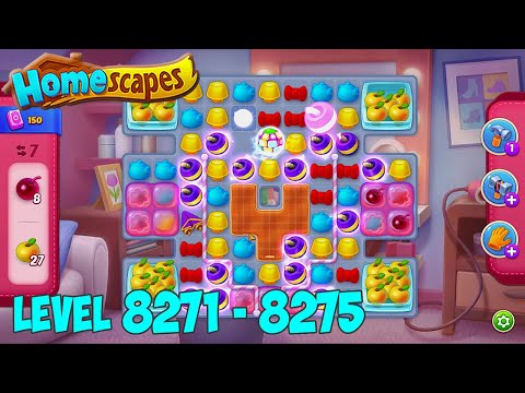 Homescapes level 8271 8272 8273 8274 8275 🏡 Playrix HD