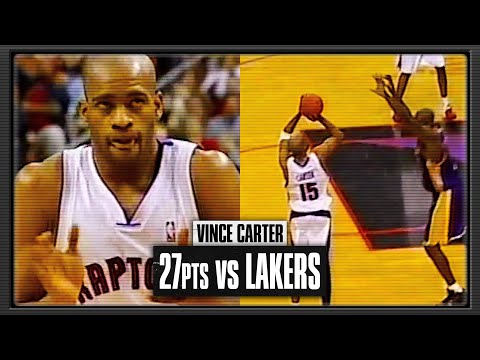 Vince Carter 27pts Raptors vs Lakers (2004.02.01)