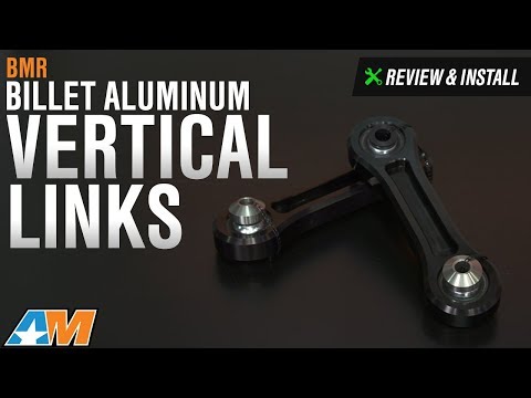 2015-2017 Mustang BMR Billet Aluminum Vertical Links - Spherical Bushings Review & Install