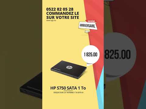 DISQUE DUR INTERNE HP S750 2 5 1 To SATA III au Maroc: Youtube Shorts