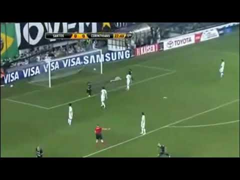 Gol Emerson sheik contra o santos libertadores 2012