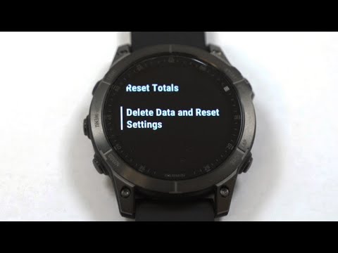How to reset Garmin Watch (Garmin Epix 2, Fenix 7, Fenix 6, Forerunner, Vivoactive, Venu 2 Plus)
