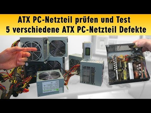 ATX PC-Netzteil prüfen und Test - 5 verschiedene Computer Netzteil Defekte - [4K]