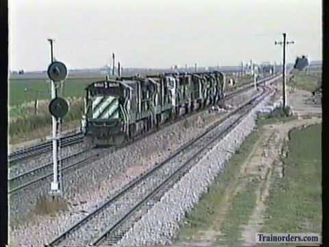 Classic Railroad Series 182 - BN in Alliance, NE August 1991