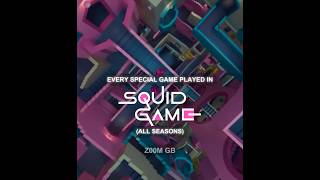 Every Special Game Played In Squid Game | Edit #shorts #squidgame3