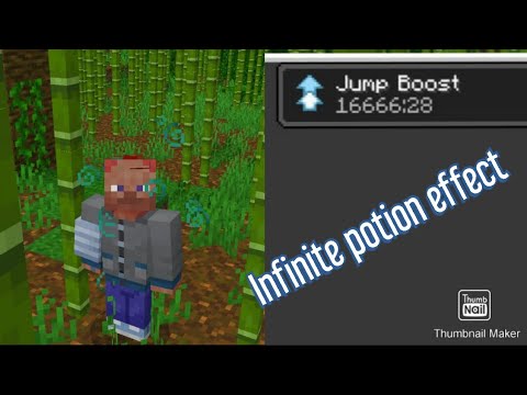 How to get infinite potion effect in Minecraft