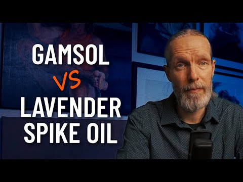 Lavender Spike vs Gamsol // Solvent Free Oil Painting