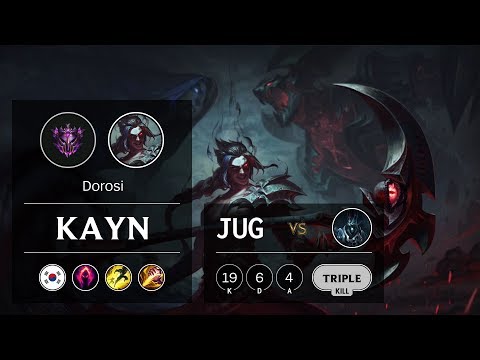 Kayn Jungle vs Karthus - KR Master Patch 9.16