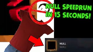 NULL SPEEDRUN IN 0:15 [WR] // Baldi's Basics Classic Remastered