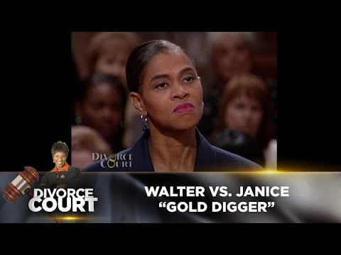 Divorce Court OG- Walter vs. Janice: Gold Digger - Season 1, Episode 60