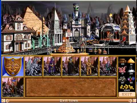 Heroes Might and Magic II Necromancer town