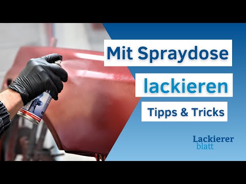 Lackieren mit Spraydose: Drei Praxistipps vom Profi