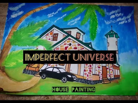 Beautiful House Painting | Water Colors | Imperfect Universe