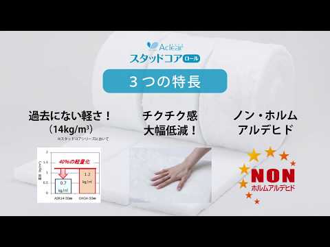 アクリアスタッドコアロールのご紹介