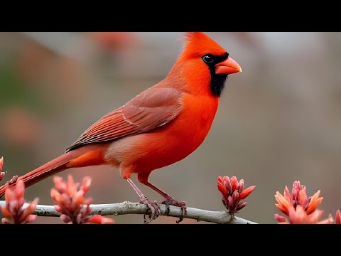 The Stunning Northern Cardinal – Nature’s Red Jewel Singing in the Wild!