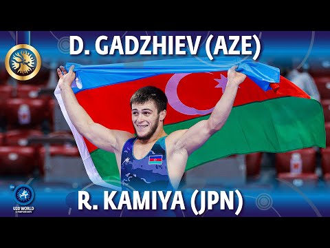 Единоборства Dzhabrail Gadzhiev (AZE) vs Ryunosuke Kamiya (JPN) — Final // U20 World Championships 2022